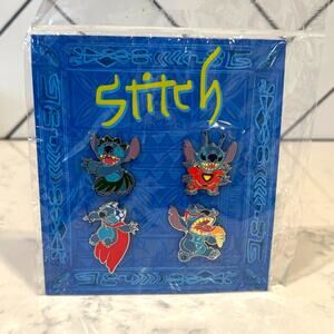 Disney Stitch Alien Booster Set Hula, 626, Ice Cream, Super Hero Cape Stitch